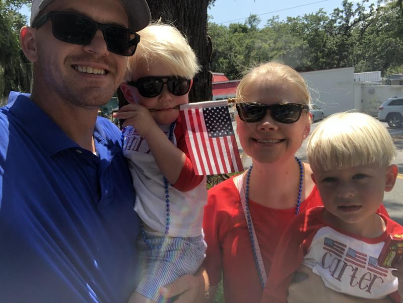 Haley Meredith and her family.