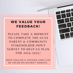 Parent & Community Stakeholder Input Survey Graphic