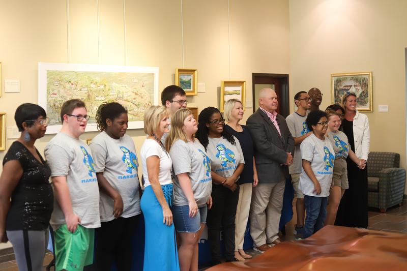 Mariner Life Program students and staff with Drs. Scott Spence and Michelle Johnston.