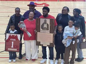 Glynn Academy\'s basketball court at The Glass Palace has been dubbed \"Coach Theresa Adams Court.\"