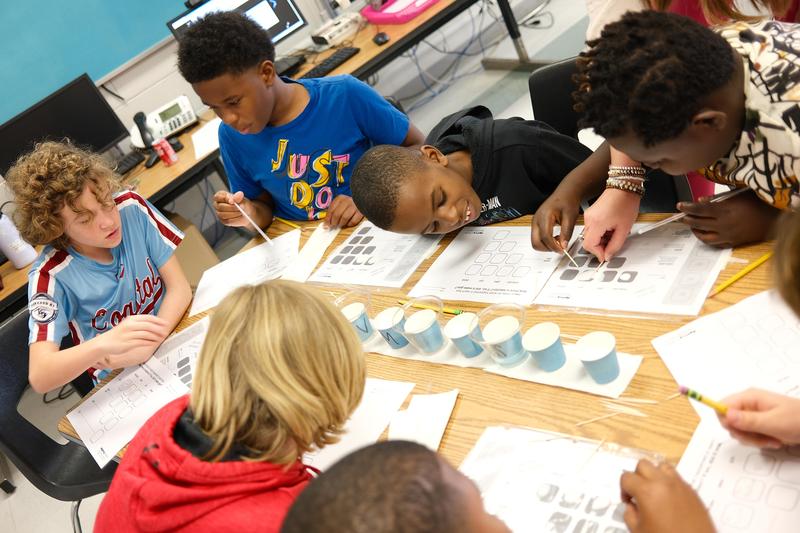 Students using Mystery Science in the classroom.