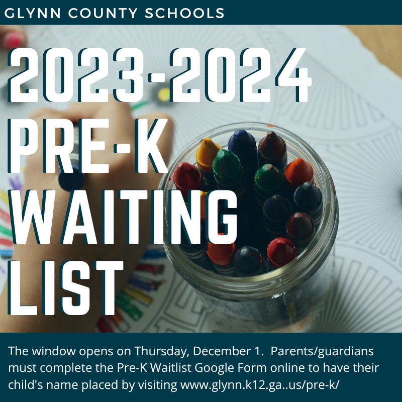 Pre-K List Flyer