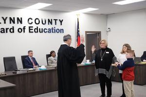 Ms. Susan Lee with her grandchildren.