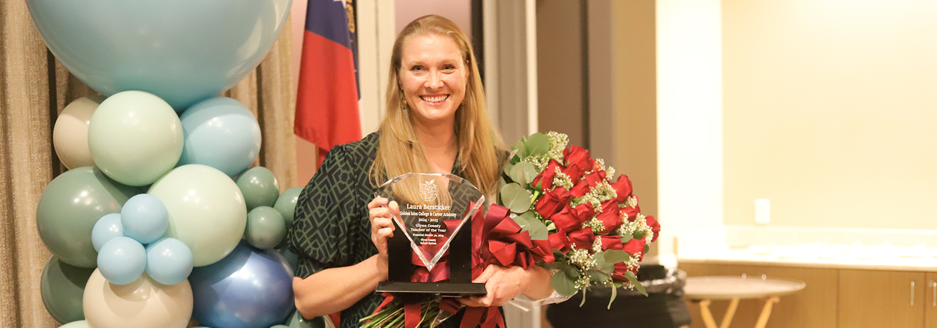 Laura Bersticker, 2024-2025 Glynn County Teacher of the Year.
