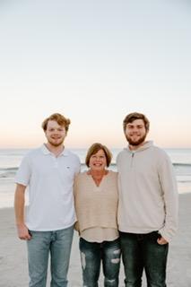 Ms. Johnston and her sons.