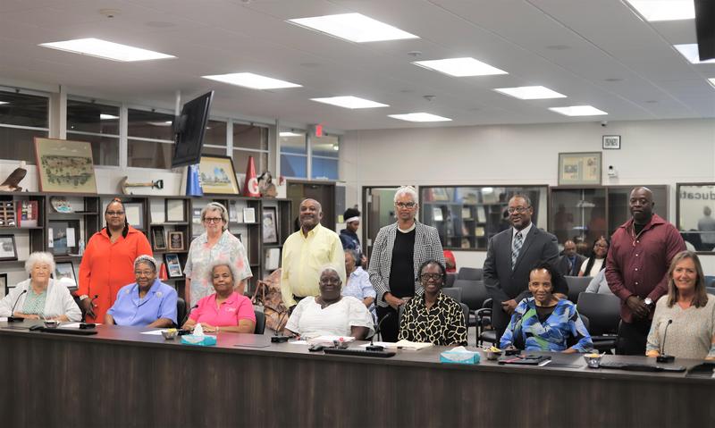 GCSS Employees with 35+ Years of Service to Education.