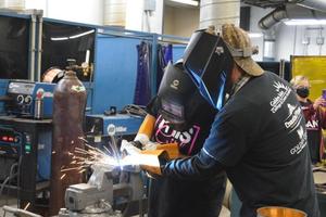 The first “This Girl Can” workshop hosted in 2021 at the Golden Isles College and Career Academy introduced eighth- and ninth-grade girls to careers in manufacturing and offered hands-on experience working in the school’s labs.