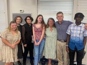 Career and Technical Instruction students attend June Board Meeting.