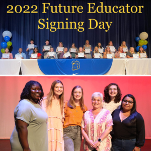 Students honored at the Brunswick High and Glynn Academy Future Educator Signing Day ceremonies.