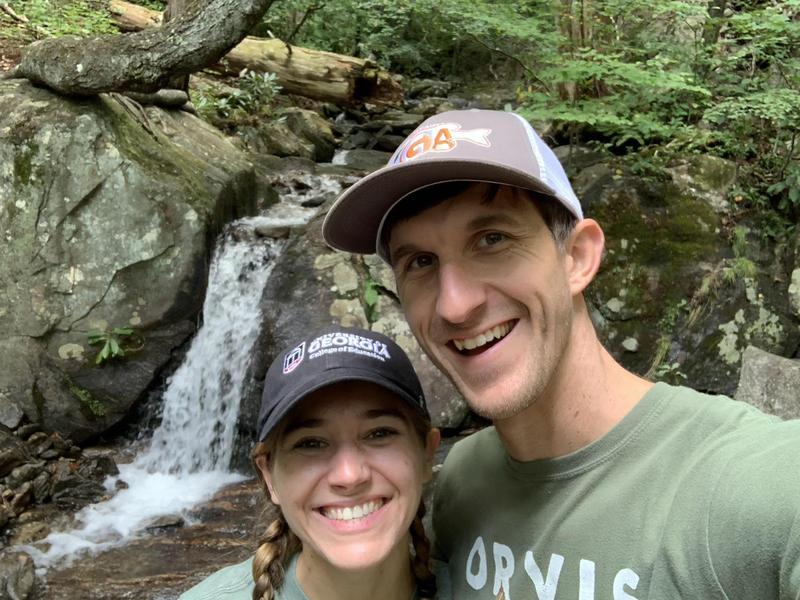 Meg Mimbs and her husband.