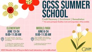 GCSS Summer School Flyer