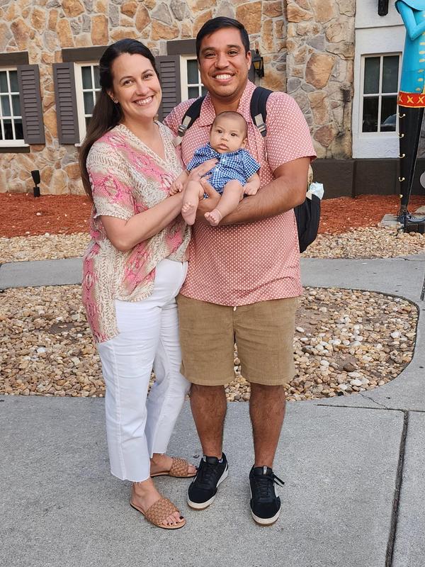 Mrs. Hurtado and her family.