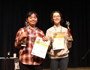 Kamille Nuque, left, and Julia Knight.