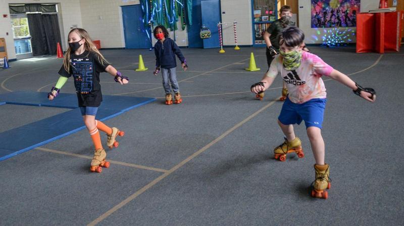 Students at Sterling Elementary skated last week during the final week of a unique educational experience.