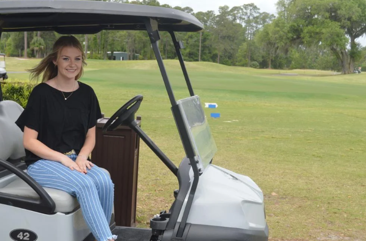 Brynn Hebner, a senior at Brunswick High, won this year\'s Shirley and Billy Weir Scholarship, a full-ride opportunity that covers the cost of tuition, housing, food and books.