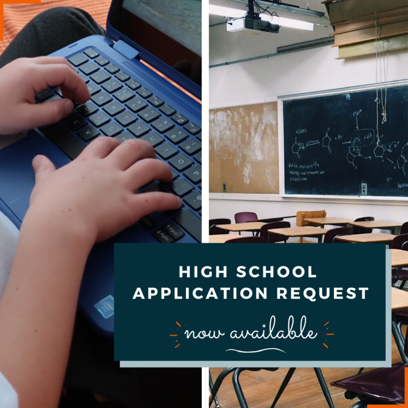 High School Application Request Image