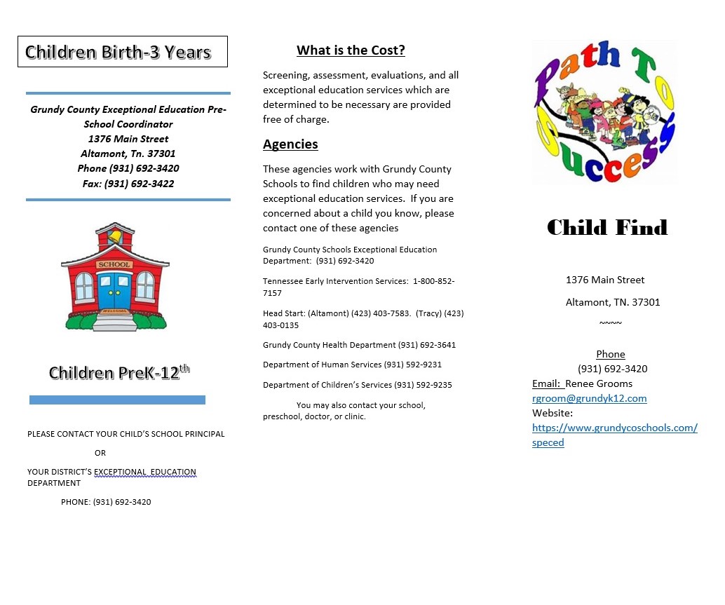 Child Find Information