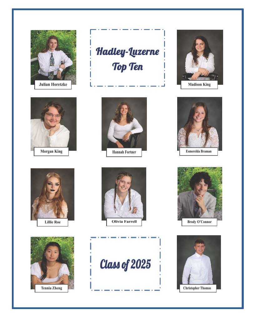 top 10 students Class of 2025