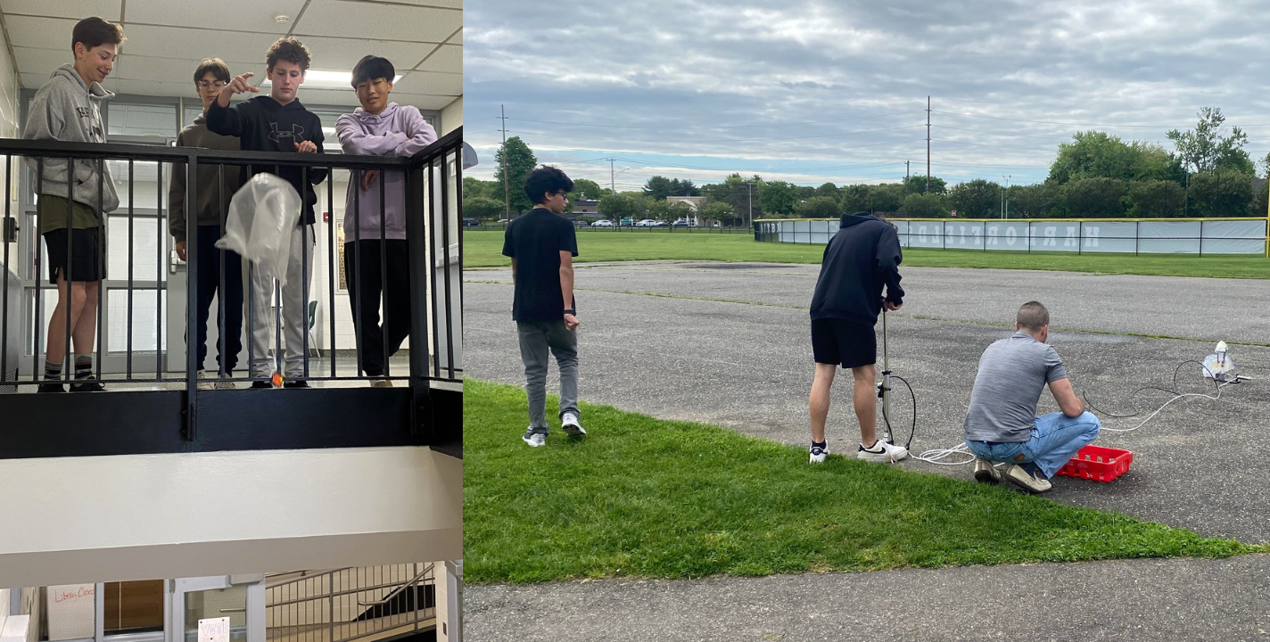 Harborfields HS Science Research Students Engineer a Parachute Project