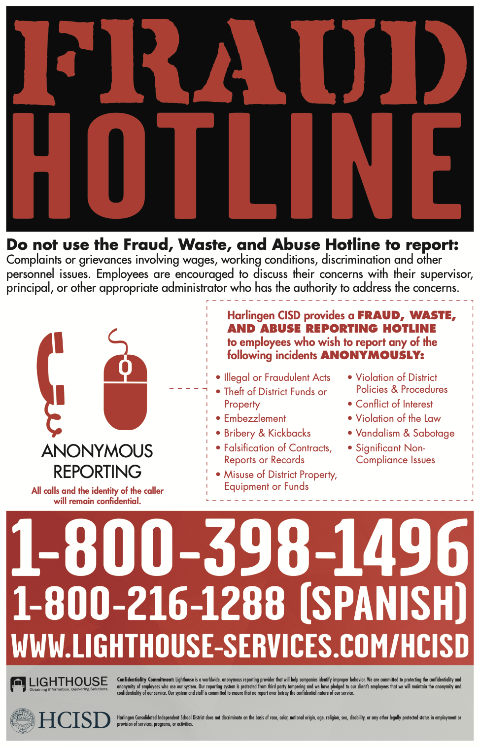 anonymous hotline