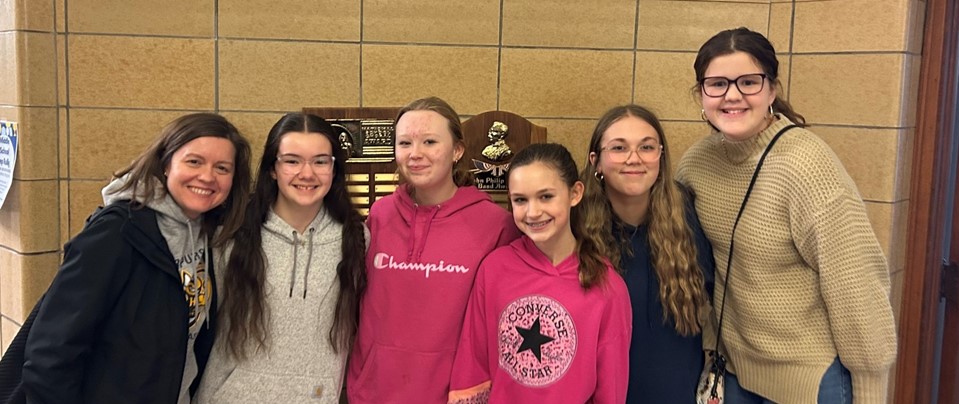 Jr. High students at Tioga quiz bowl