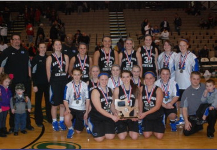 Harrison Central Girl's Varsity Basketball 2014 OVAC 4A Champions