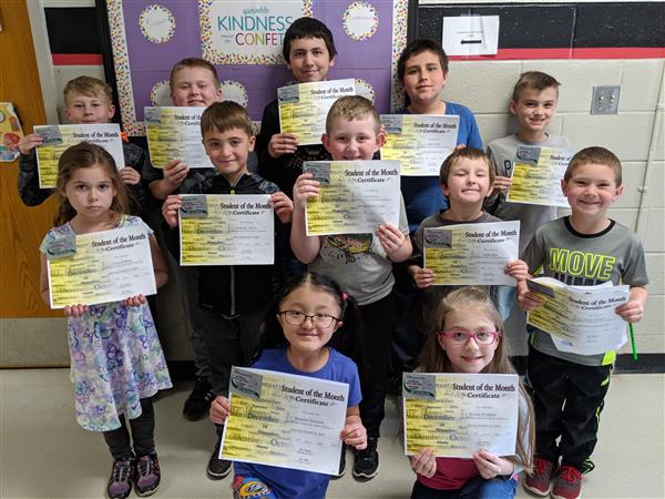 students of the month