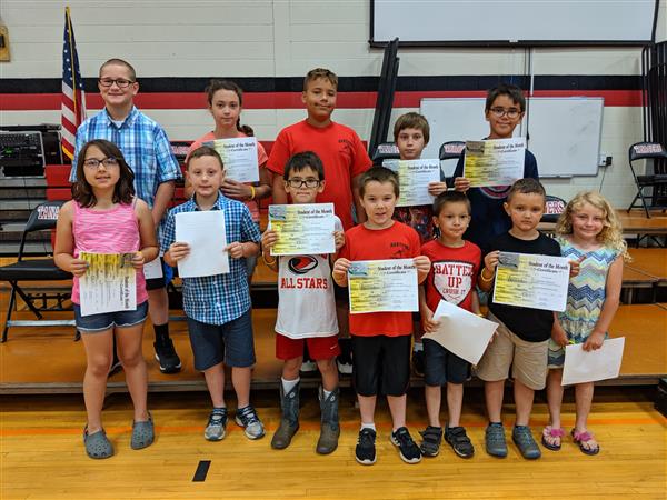 students of the month