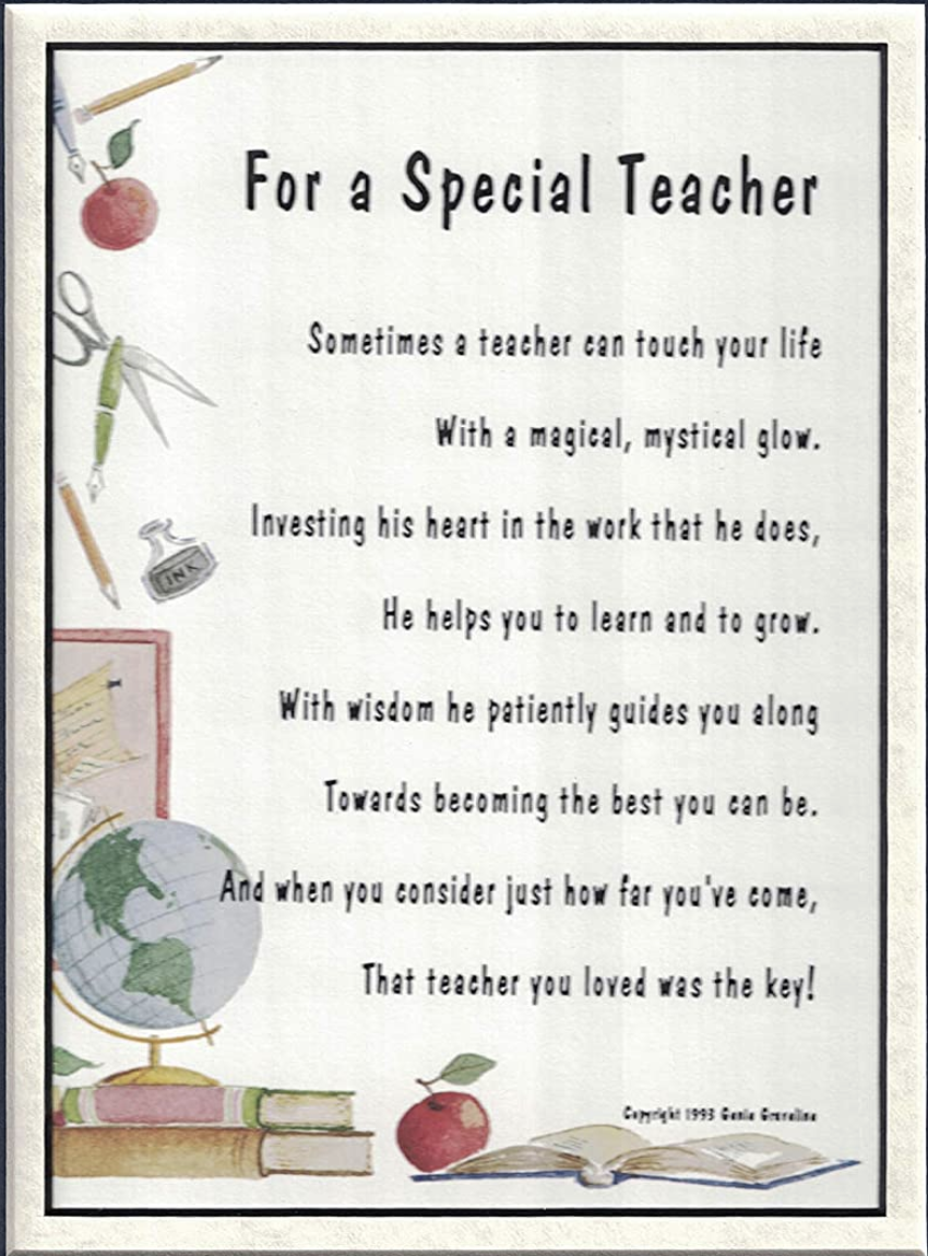 teacher poem
