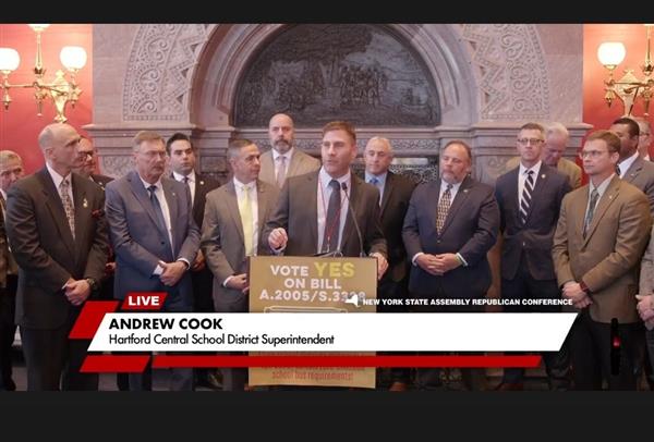  Superintendent Cook Advocates for Opt-Out Option in Electric Bus Mandate at NYS Assembly