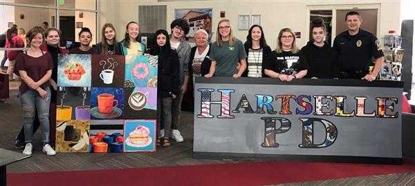 NAHS members present murals