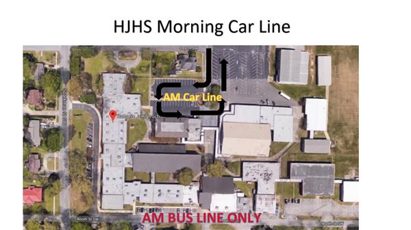 car line morning 