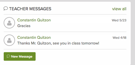 Teacher Messages 