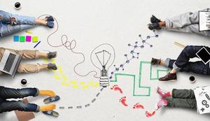 Picture of drawing going to students laying down.