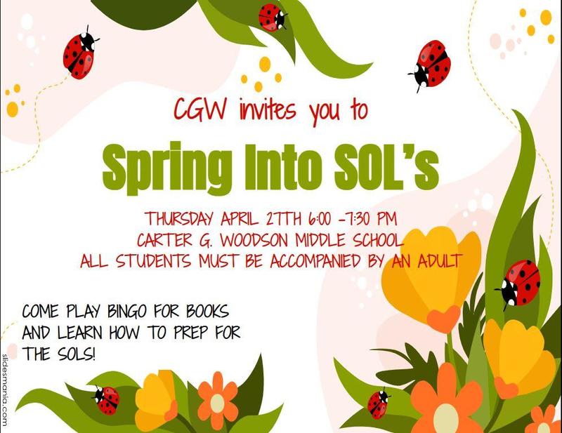 Spring into SOLs Flyer