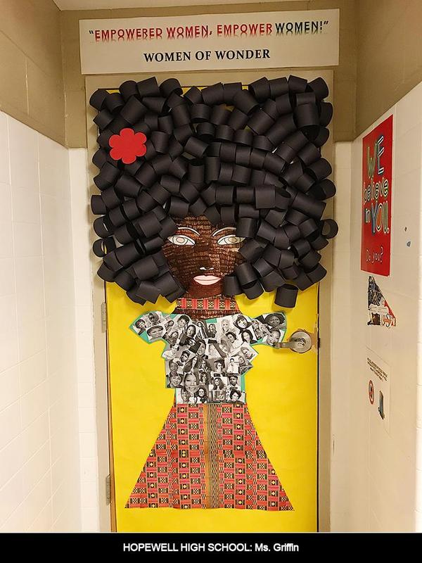 Black History Door - HHS