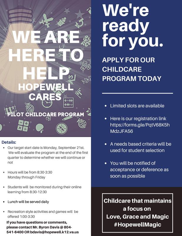 childcare flyer