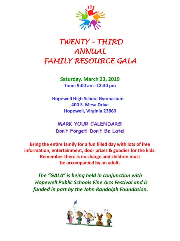 family resource flyer
