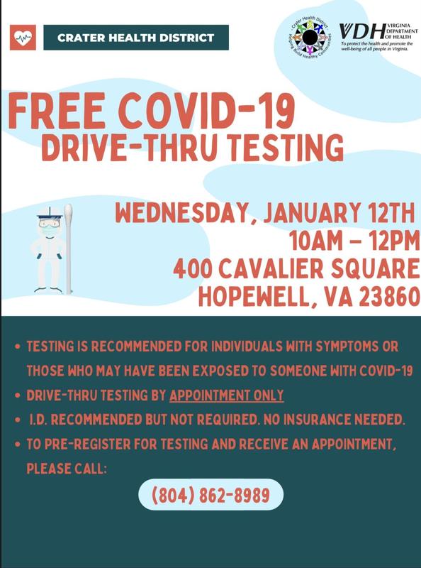 COVID-19 Drive-thru testing