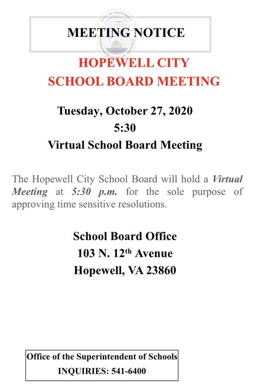 School board notice
