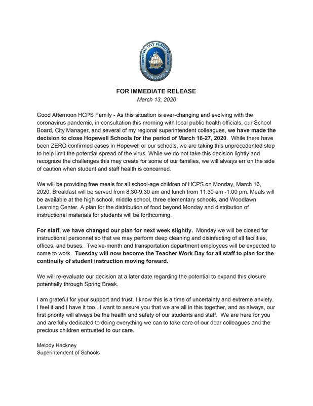 Closing announcement