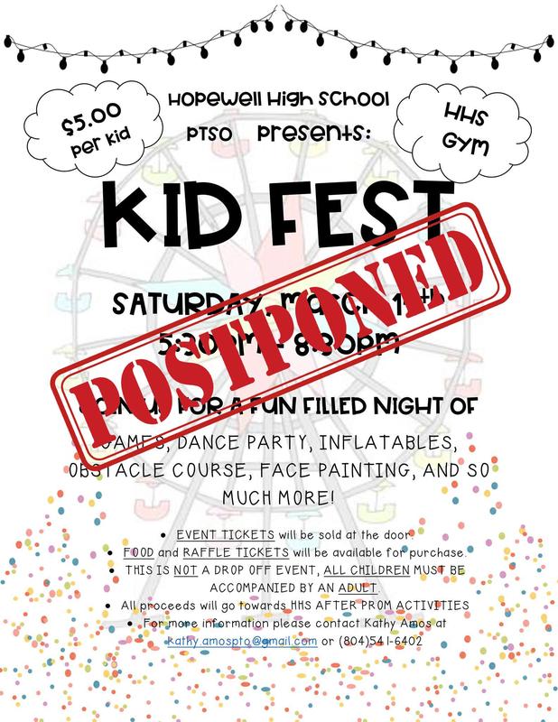 kidfest postponed