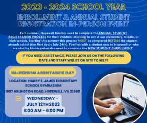 student registration flyer