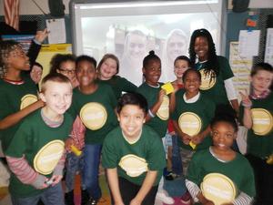 Classroom Champions live chat with Dupont students.