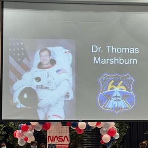 Talking with an astronaut