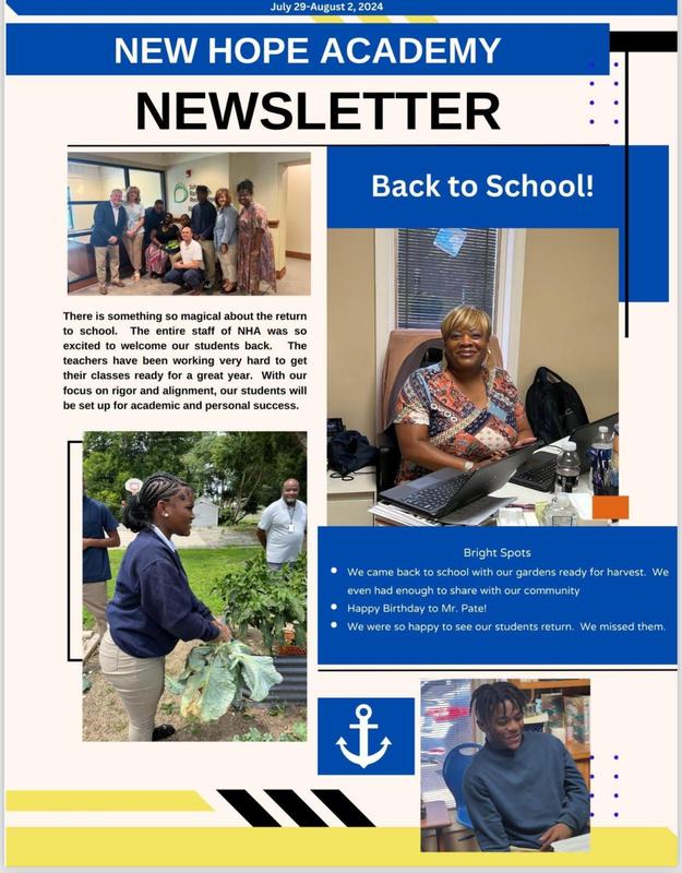 NHA Newsletter Page 1