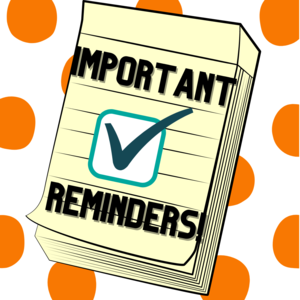 yellow paper with black writing