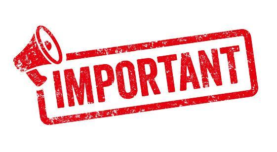 RED LETTER WITH IMPORTANT AND BULL HORN