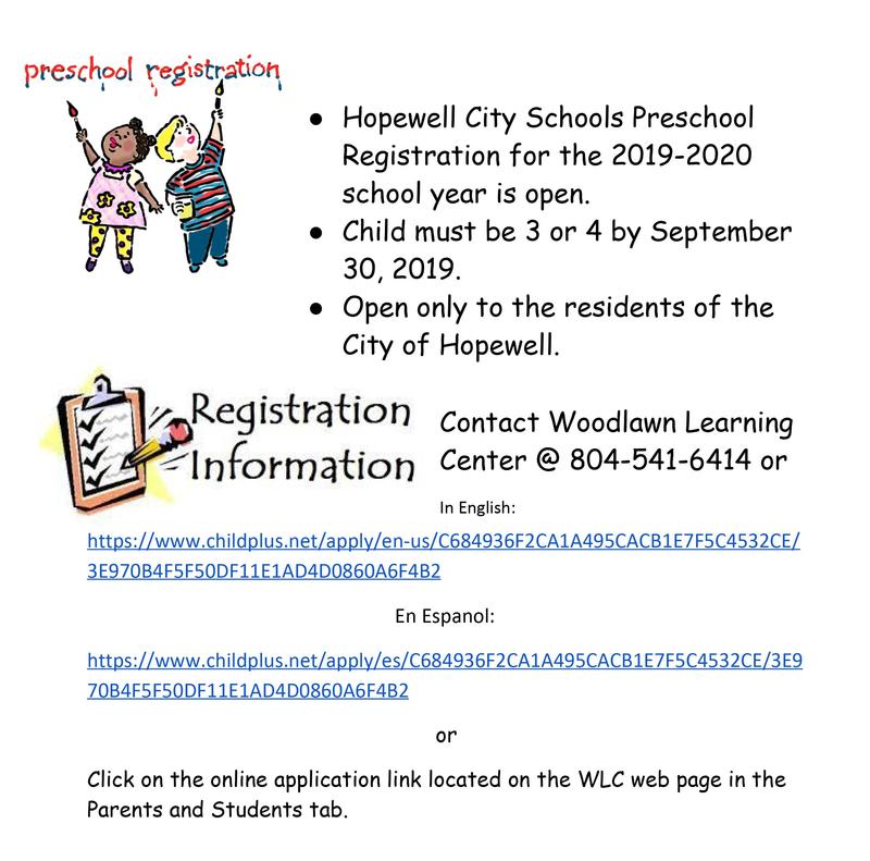 Continuous Registration Preschool
