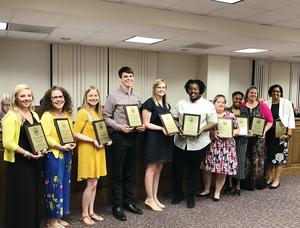 Teachers and rookies of the year